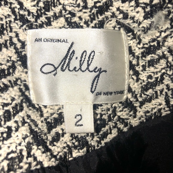 Black and white shirt patterned dress - Picture 4 of 4